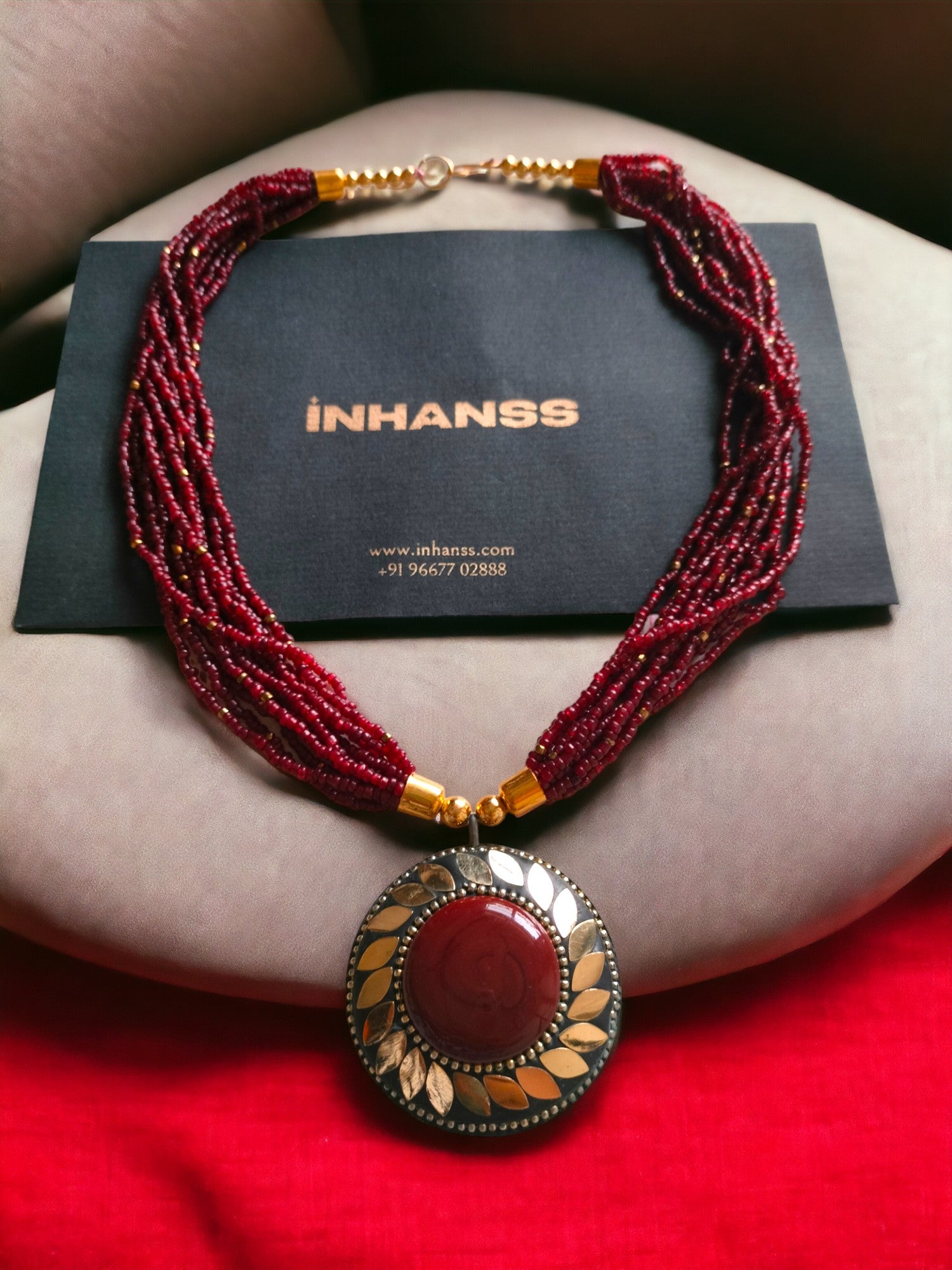 Hand Made Tibetan Beads Necklace - 13 Colours Available