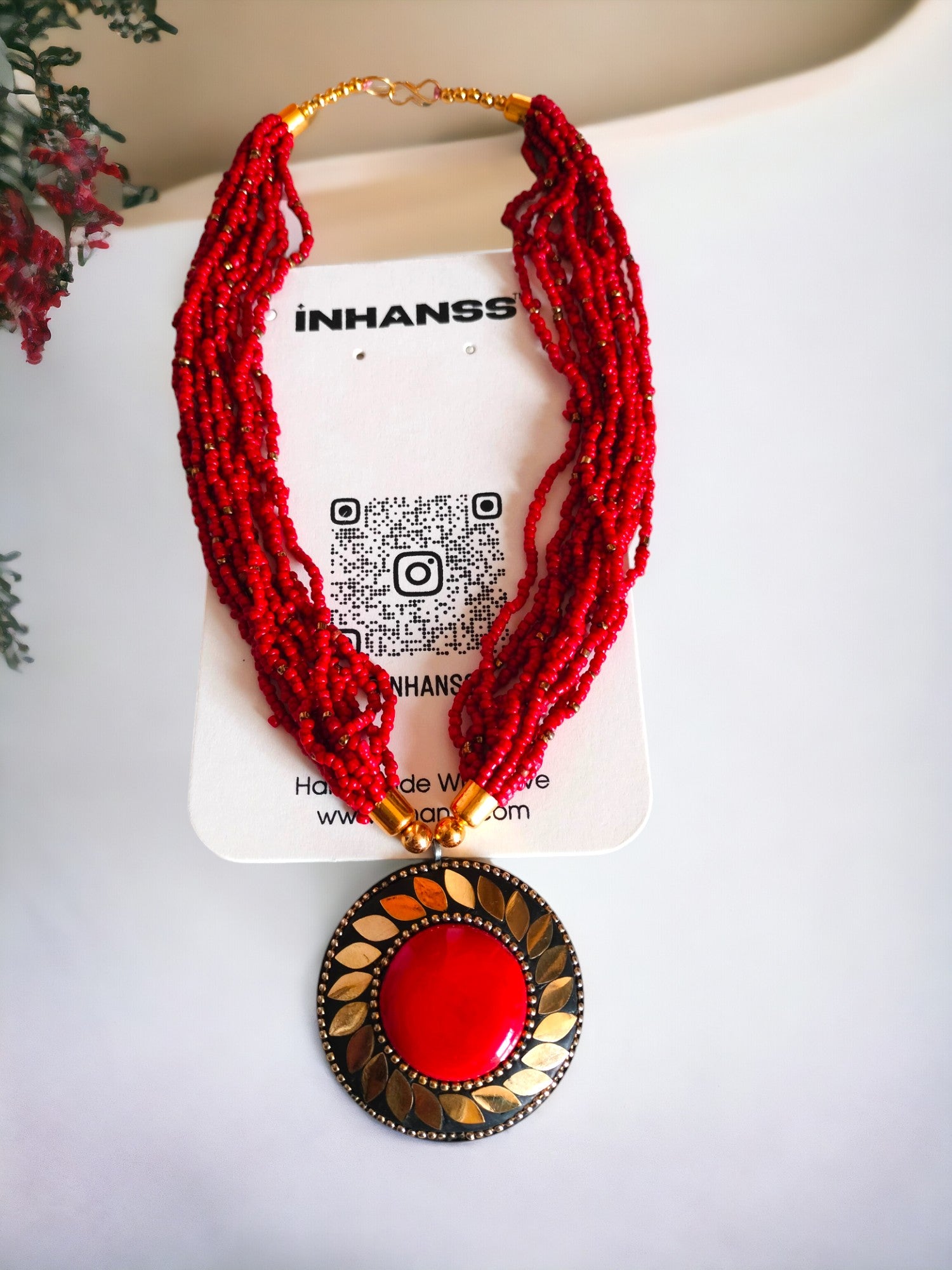 Hand Made Tibetan Beads Necklace - 13 Colours Available