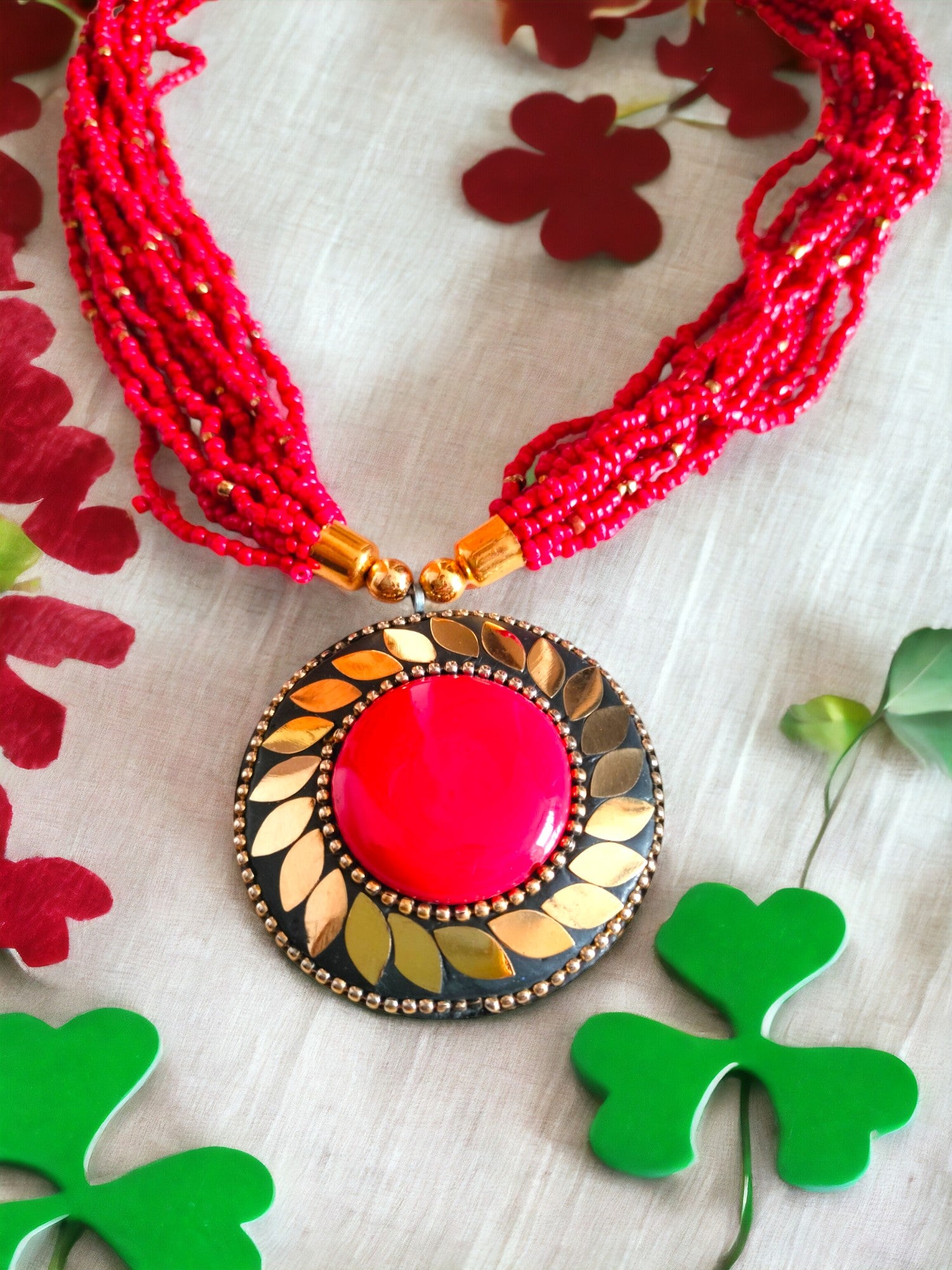 Hand Made Tibetan Beads Necklace - 13 Colours Available