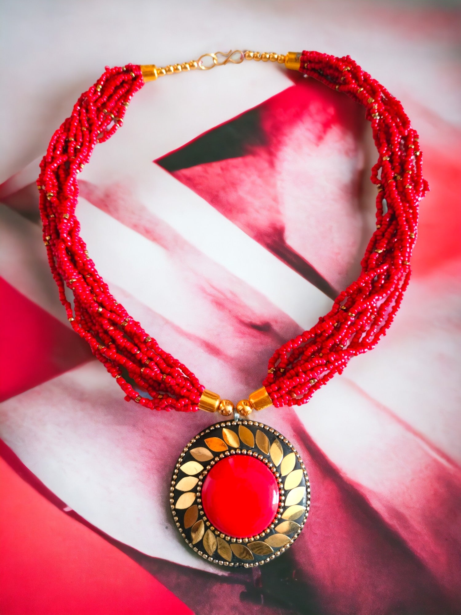 Hand Made Tibetan Beads Necklace - 13 Colours Available
