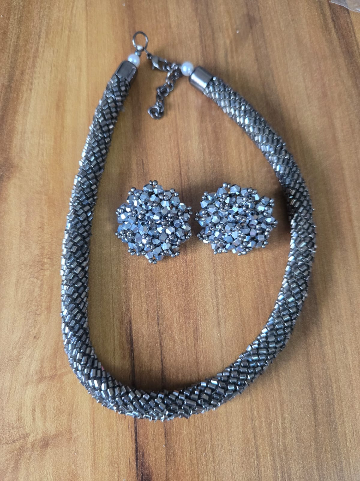 Midnight Radiance Beaded Necklace Set - Rope Necklace - 7 Colours Available in 2 Variants