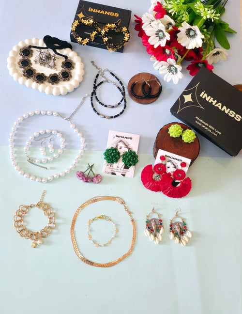 Valentine Edition: Luxe Combo of 15 Handmade Jewels