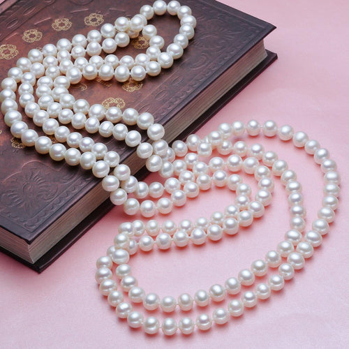 Pearl Multi Style Handmade Necklace- Versatile Elegance -