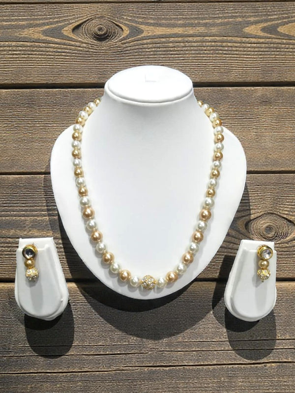 SwarnSaumya Pearl Necklace Set