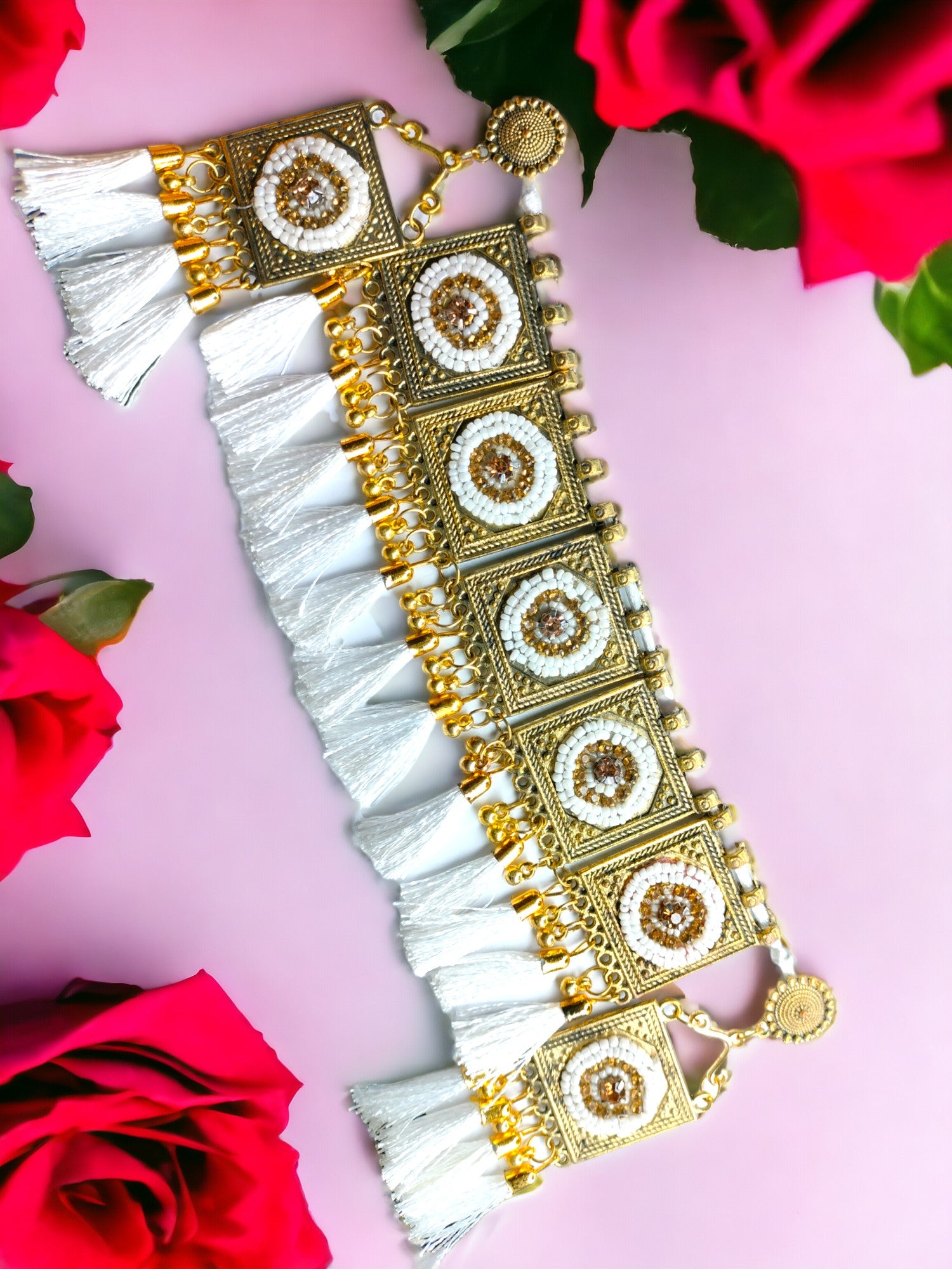 Rivaaza Oxidized Choker Set - 4 Colours Available