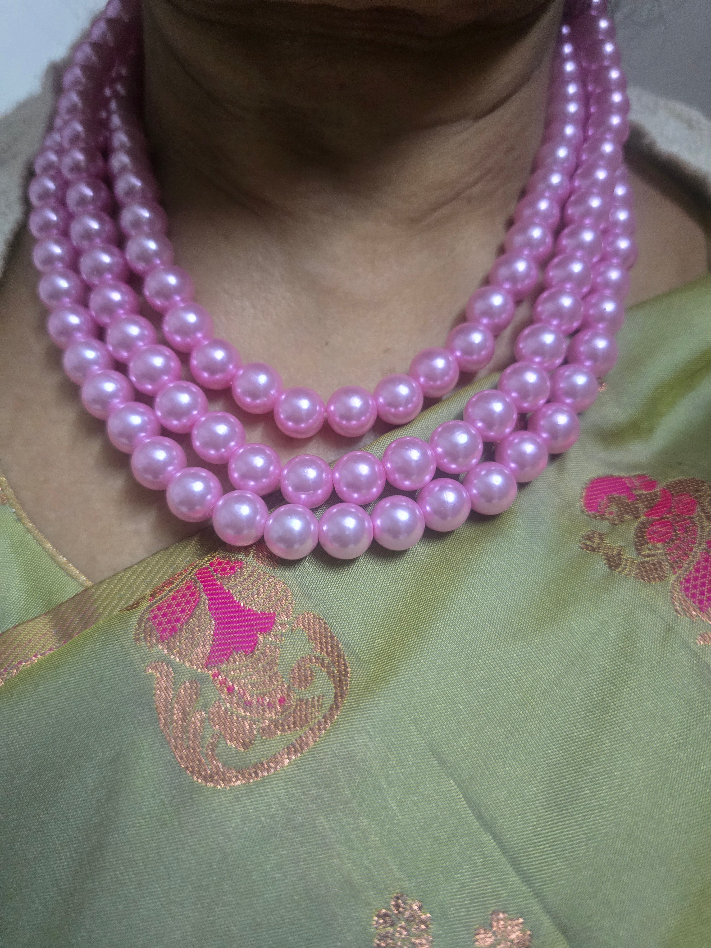 Pearl Multi Style Handmade Necklace- Versatile Elegance - 2 Colours Available