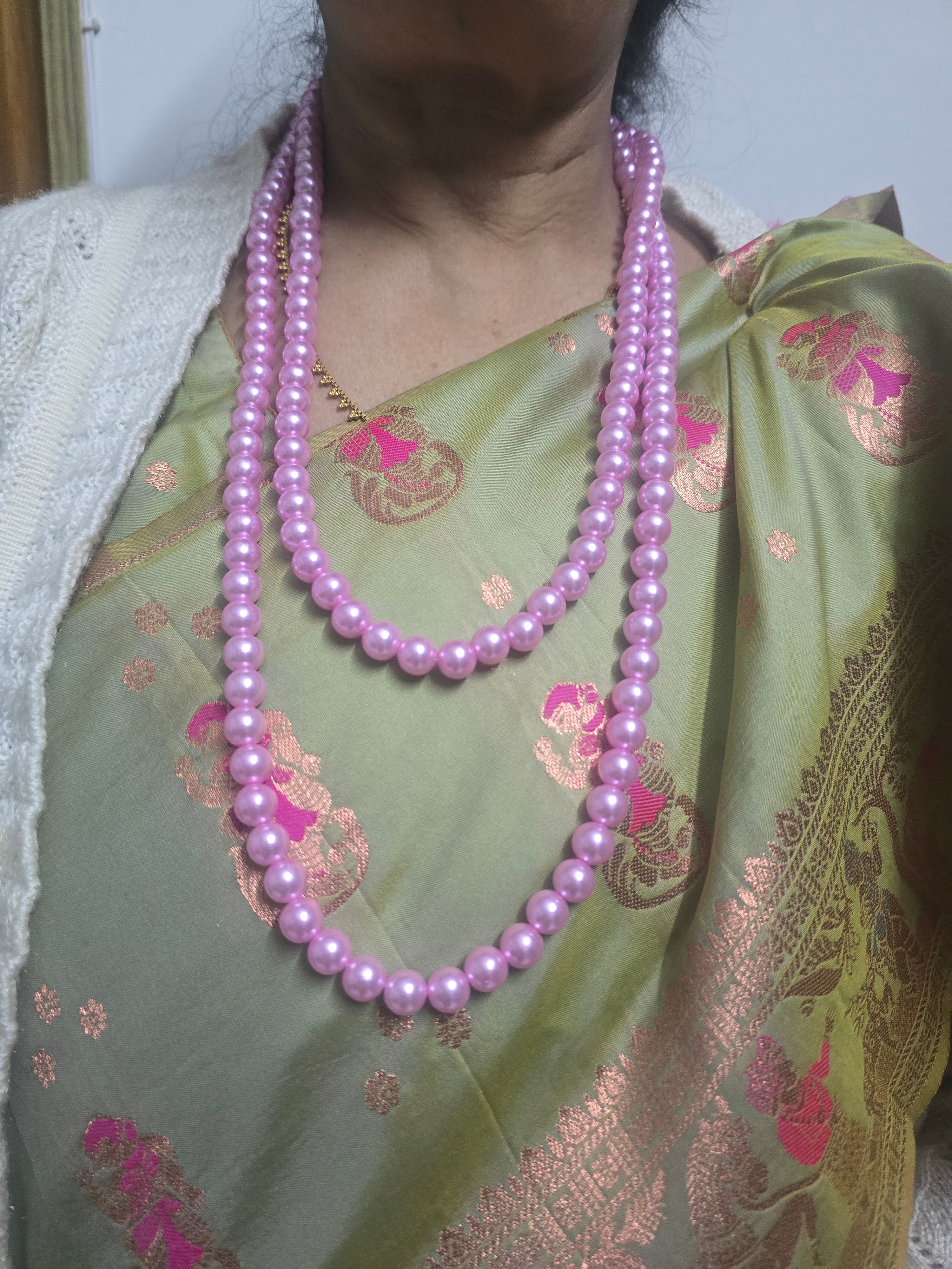 Pearl Multi Style Handmade Necklace- Versatile Elegance - 2 Colours Available