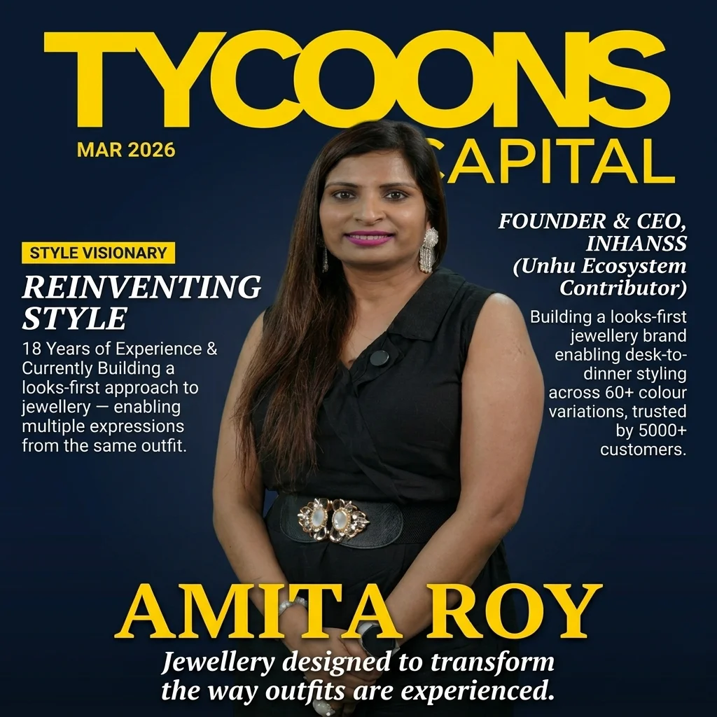 Amita Roy, Founder & CEO of INHANSS — Tycoons Capital, Mar 2026